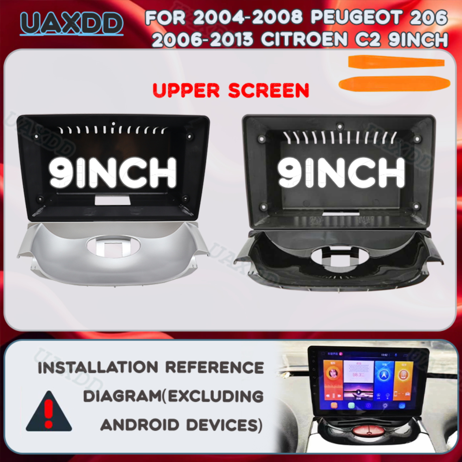 Car Accessories Dashboard - Para PEUGEOT 2004-2008 206 2006-2013 CITROEN