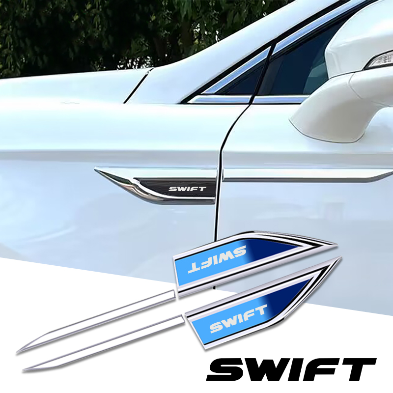 Car Accessories Logo - 2 pegatinas laterales para coche, emblema