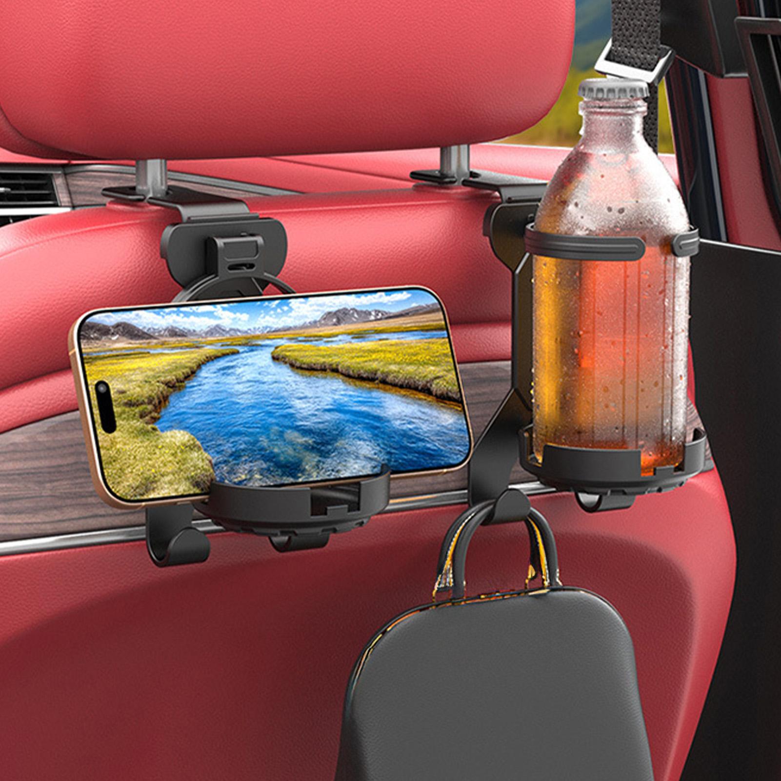 Market Car Accessories - Portavasos para asiento trasero de coche,