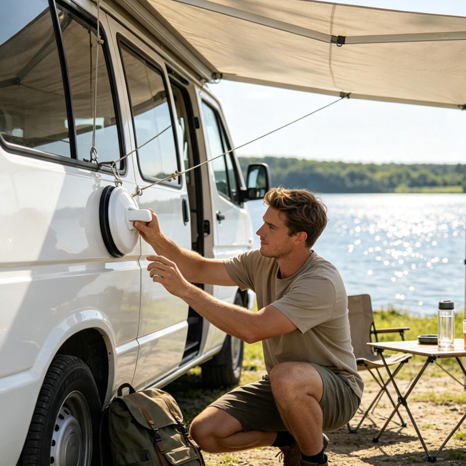 Car Accessories For Camping - Ventosas de succión fuerte de alta