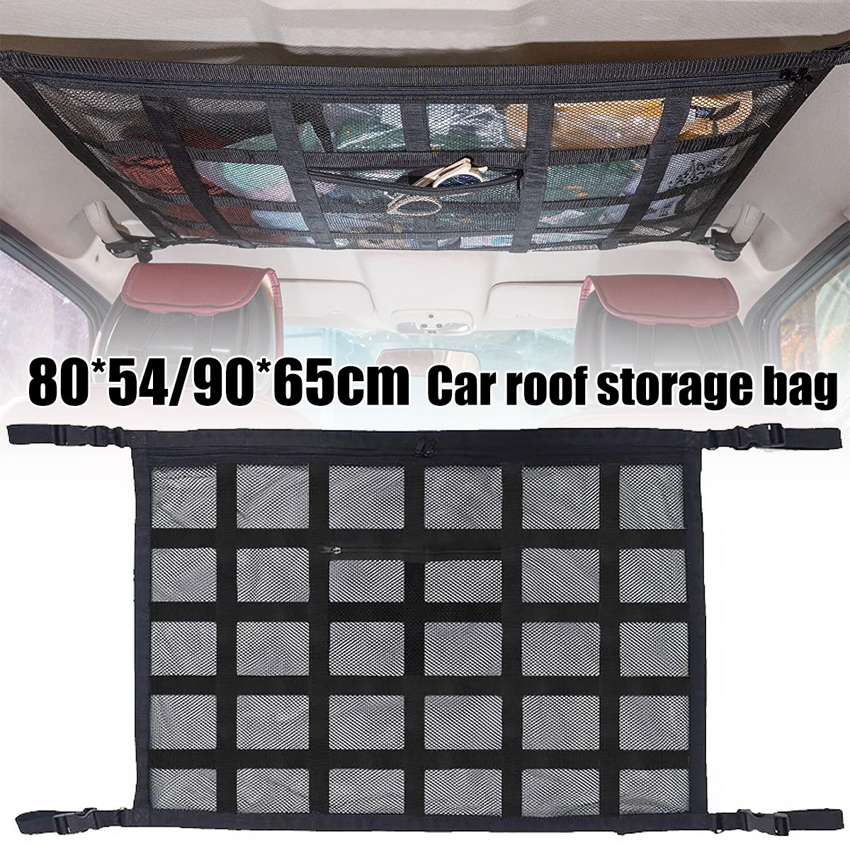 Car Cargo Net Trunk - Red de carga para techo de