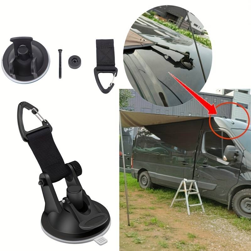 Car Accessories For Camping - Ancla de ventosa para autocaravanas, gancho