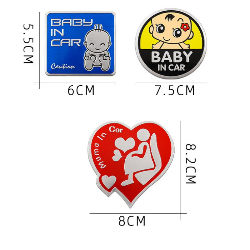 Pegatinas de advertencia para  - Car Accessories For Baby reseña y precio