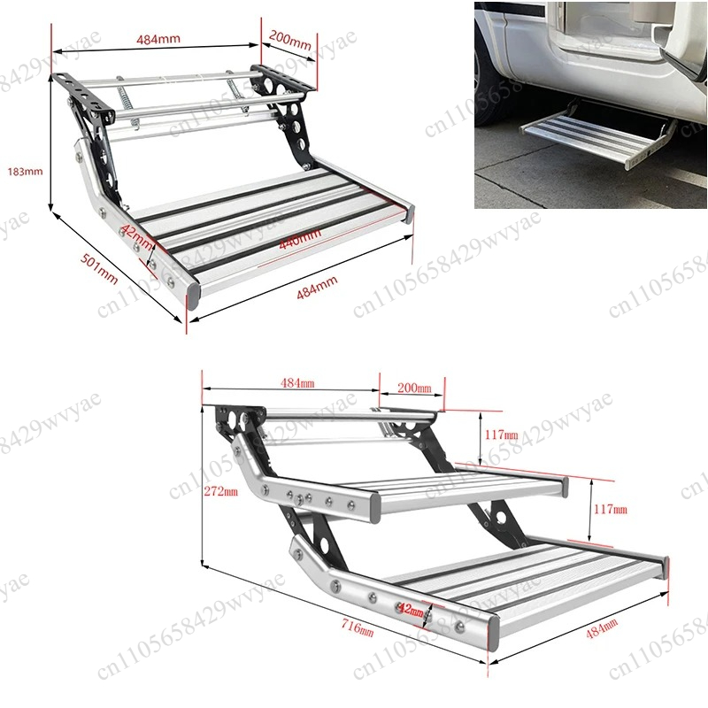 Escalones Plegables para Remol - Car Accessories For Camping reseña y precio