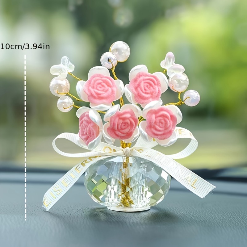 Adorno de tablero de rosas de  - Car Accessories Walmart reseña y precio