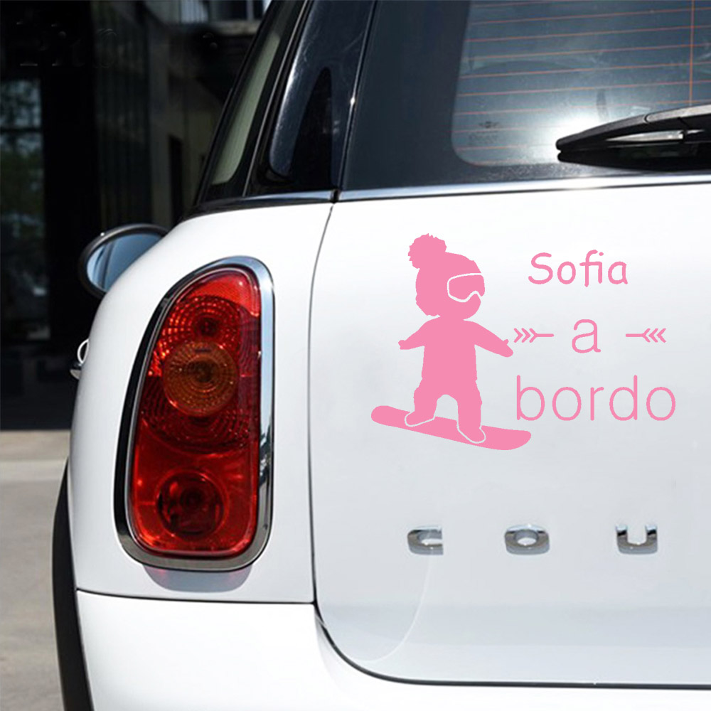 1 unidad de vinilo de bebé a b - Car Accessories For Baby reseña y precio