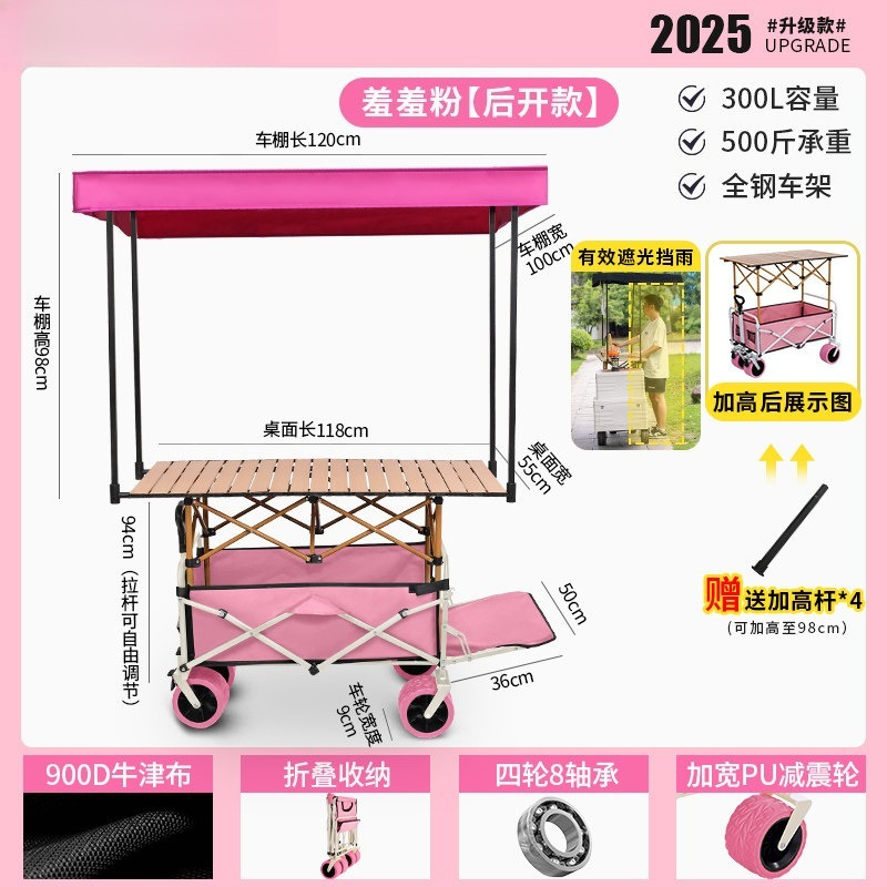 Carrito Plegable Rosa para Cam - Car Accessories You Must Have reseña y precio