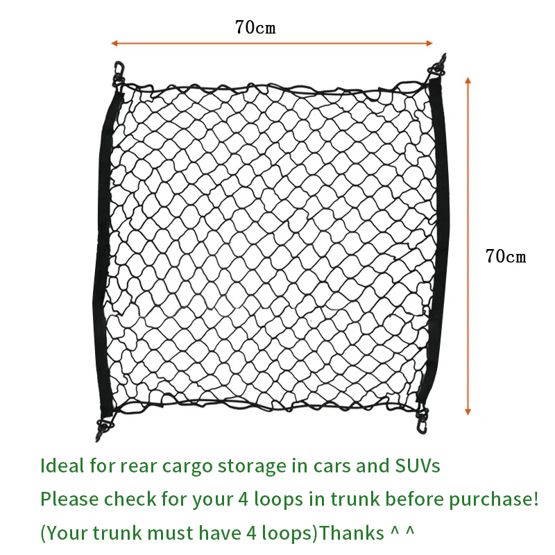 Para BMW X5 iX5 E70 F15 G05 E5 - Car Cargo Net Trunk reseña y precio