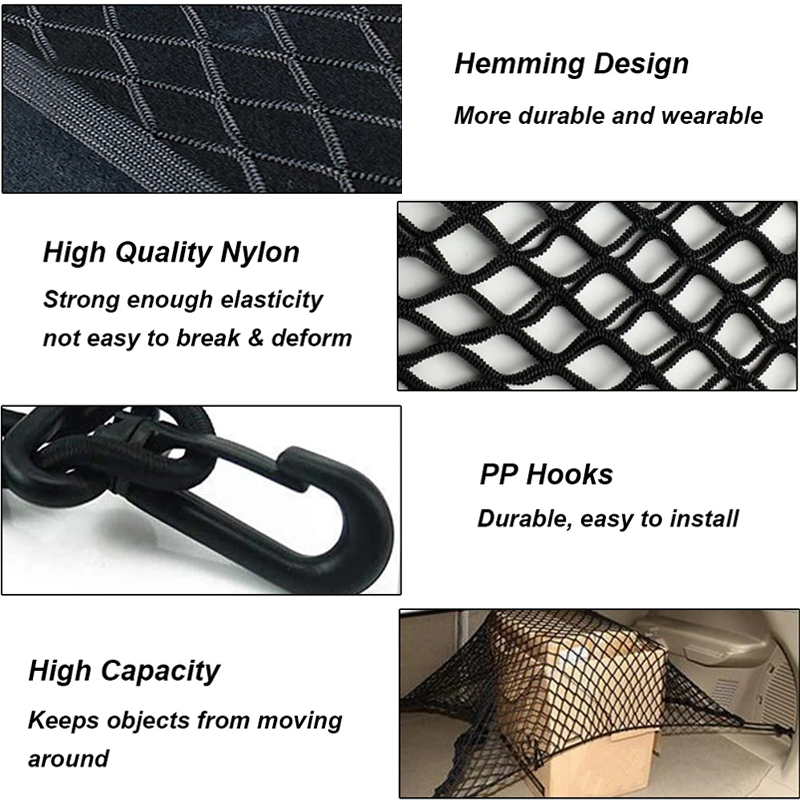 Para BMW X5 iX5 E70 F15 G05 E5 - Car Cargo Net Trunk reseña y precio