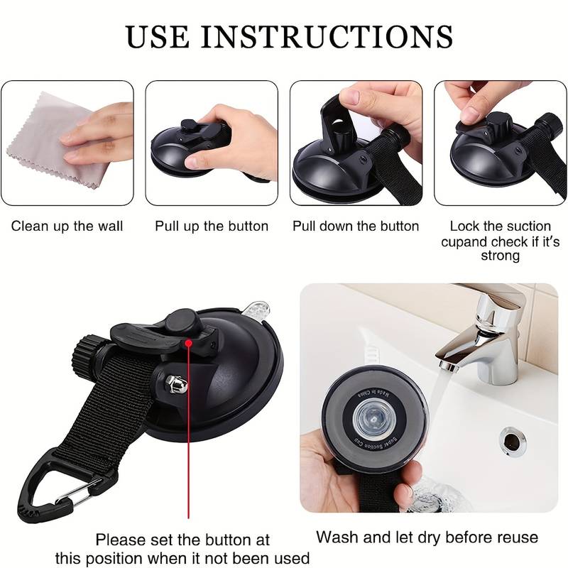 Ancla de ventosa para autocara - Car Accessories For Camping reseña y precio